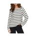 Pull blanc/noir femme jdy ellen - l-1