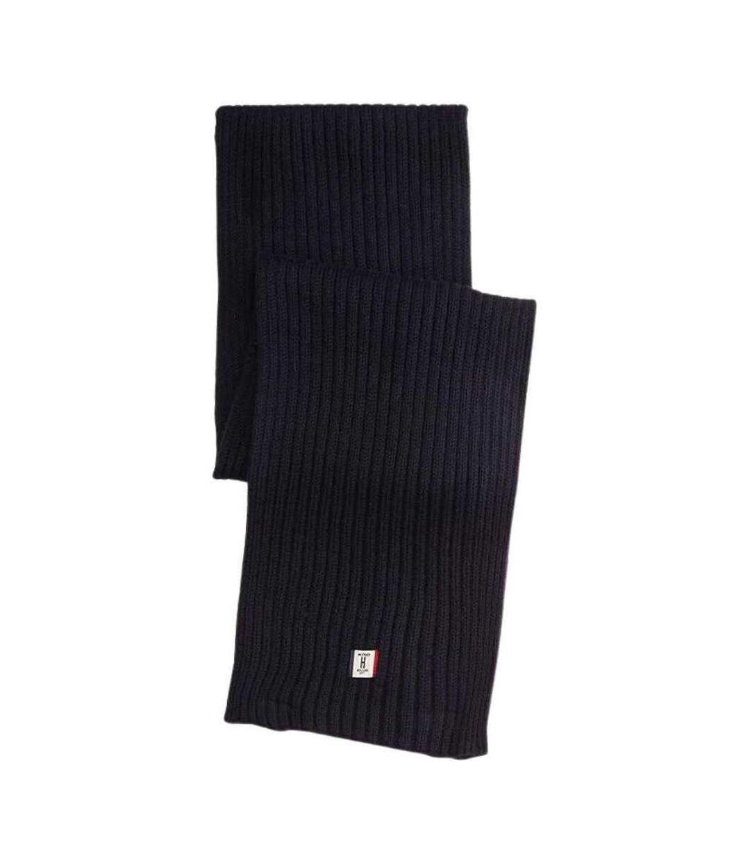 Childrens/kids Plain Knitted Scarf S Navy Blue Tommy Hilfiger-2