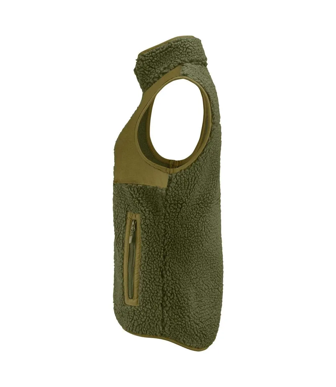 Veste Sans Manches Kingsley Femme Vert Kaki Foncé James Harvest-3