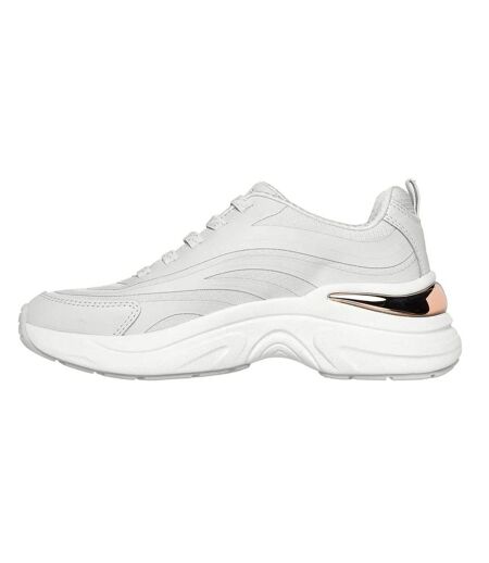 Womens/ladies Hazel Step N Flow Trainers White Skechers