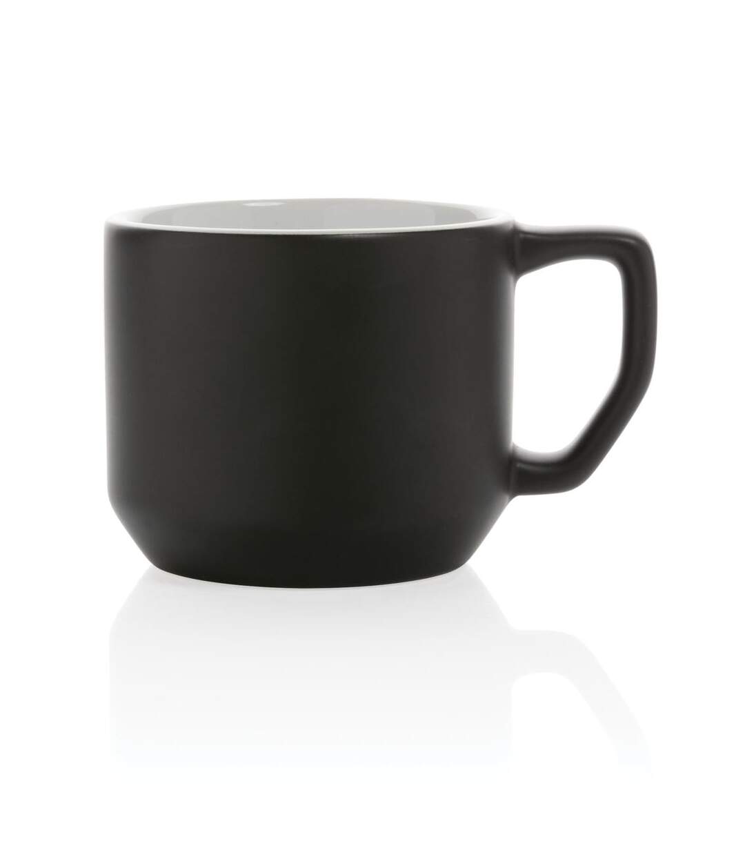 Modern ceramic 350ml mug one size black XD Collection-3