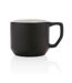 Modern ceramic 350ml mug one size black XD Collection-3