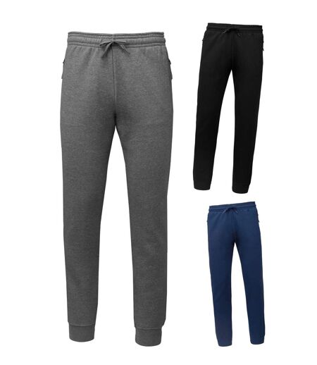 Lot de 3 pantalons jogging - Unisexe - PA1012 - gris noir et bleu marine