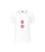 Womens/ladies Rangers Fc Short-sleeved Travel Polo Shirt Brilliant White Lollipop Umbro-1