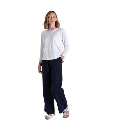 T-shirt Manches Longues Emere Femme Blanc Craghoppers