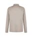 Mens Pirol Logo Long-sleeved Polo Shirt Taupe Boss-3