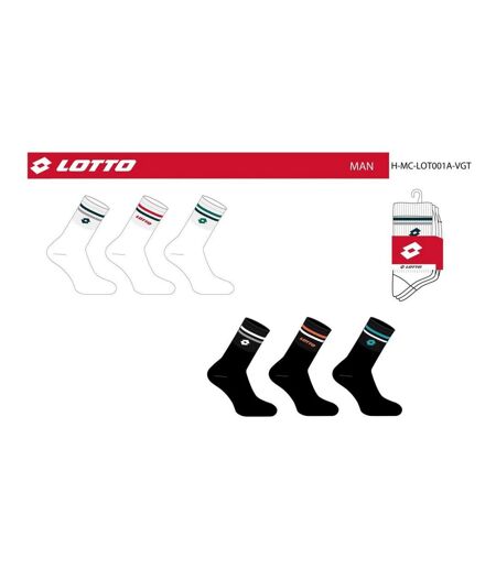 Chaussettes Homme LOTTO - Pack de 6