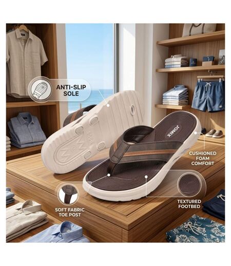 OZABI Tongs homme confort semelle epaisse antiderapante ete plage