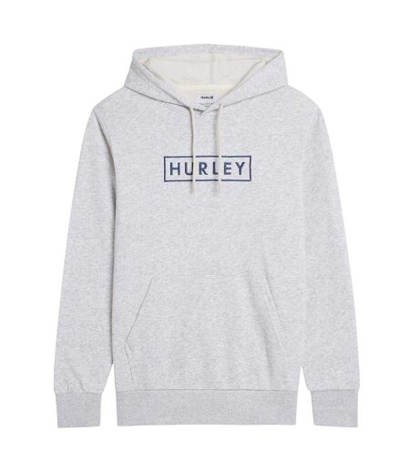 Sweat À Capuche Motif/style Logo Rectangulaire Homme Gris Hurley