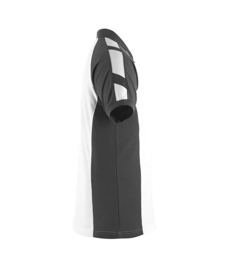 Blanc Anthracite Foncé Mascot