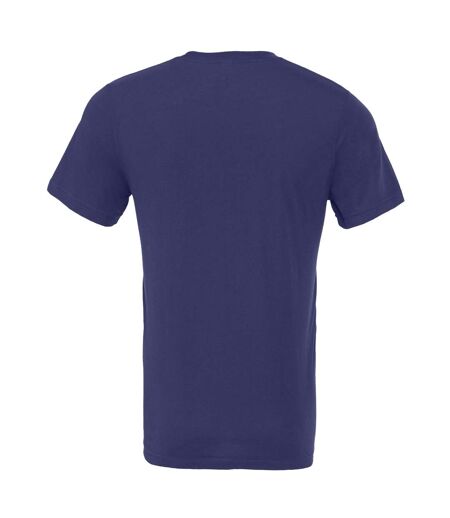 Canvas Unisex Jersey Crew Neck Short Sleeve T-Shirt (Navy Blue) - UTBC163