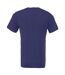 Canvas Unisex Jersey Crew Neck Short Sleeve T-Shirt (Navy Blue)
