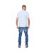 Mens elverton polo shirt mid blue Bewley & Ritch-2