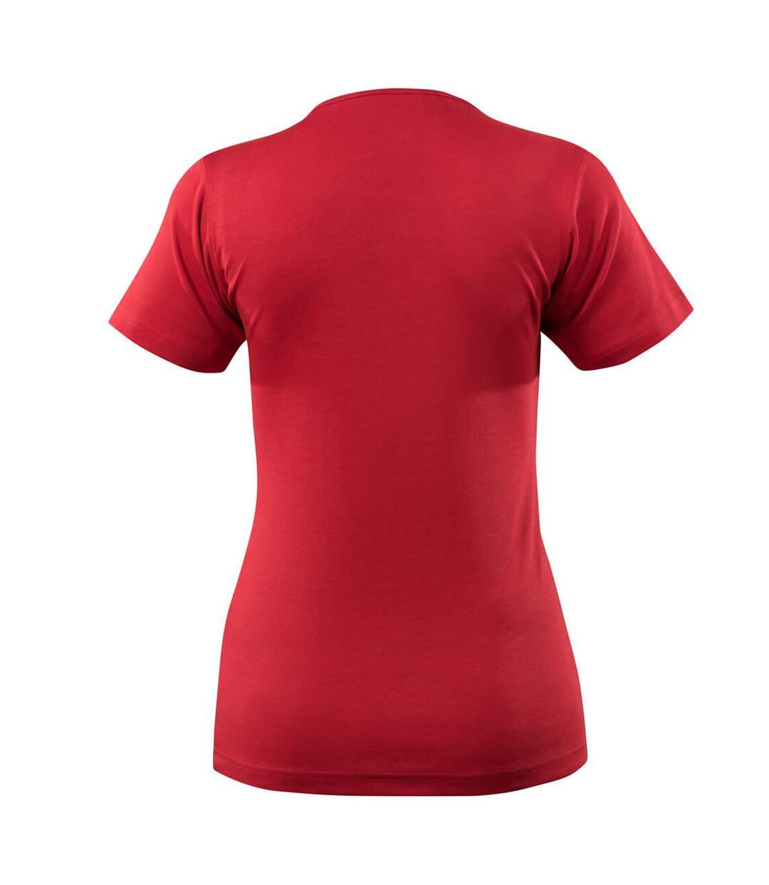 Womens/ladies Crossover Nice T-shirt Red Mascot-2