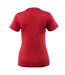 Womens/ladies Crossover Nice T-shirt Red Mascot-2