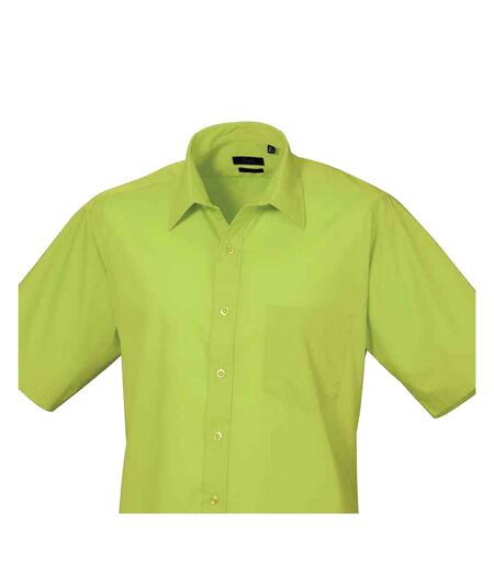 Chemise poplin homme vert citron Premier