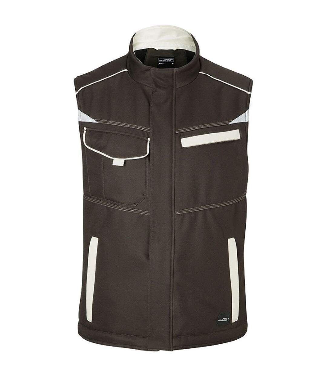 Bodywarmer softshell Hiver unisexe - JN854 - marron-1