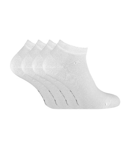 4 Pr Chaussettes Femme Bambou Respirantes Basses