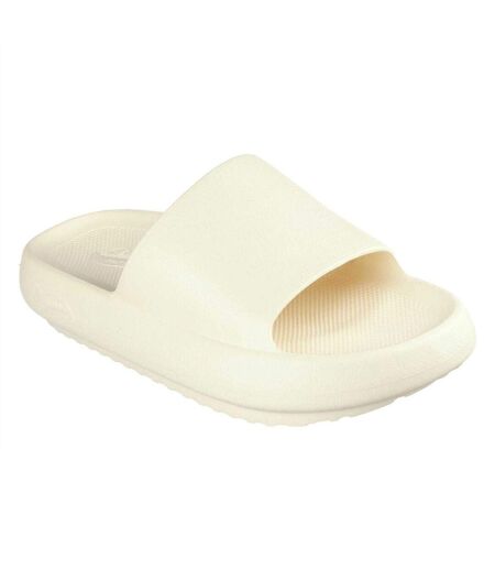 Claquettes Motif/style 1 Seule Sangle Femme Crème Skechers