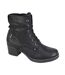 Bottines aleandra femme noir Cipriata