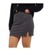Mini Jupe Femme Charbon Chiné Brave Soul-2