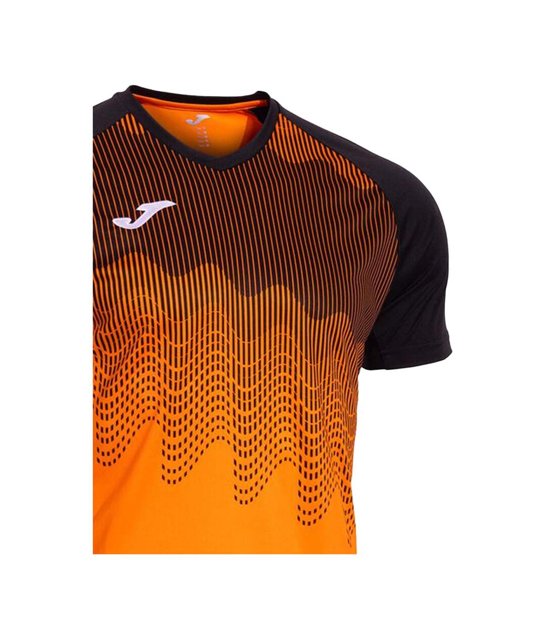 Mens Tiger Vii T-shirt Black Orange Joma-3