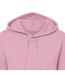 Sweat À Capuche Avec Cordons Motif/style Court Femme Rose Miso-3