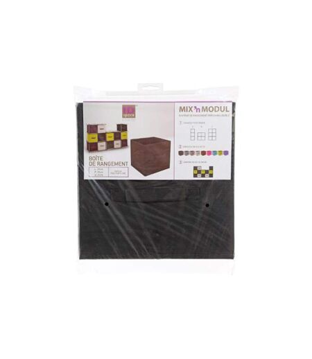 Boîte de Rangement Pliable Basic 31x31cm Noir