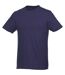 T-shirt Manches Courtes Heros Adulte Bleu Marine Elevate-1