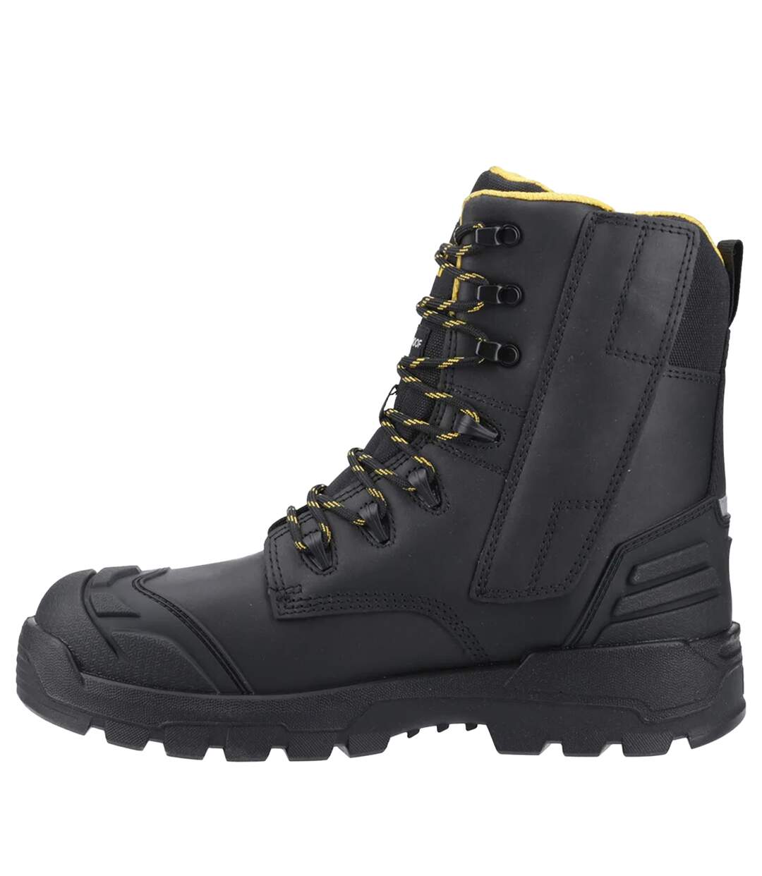 Mens Striver Safety Boots Black Yellow Caterpillar-2