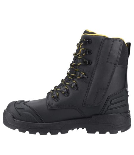 Mens Striver Safety Boots Black Yellow Caterpillar