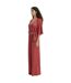Combinaison Manches ¾ Motif/style Froissé Femme Rouge Pastel Be You-1