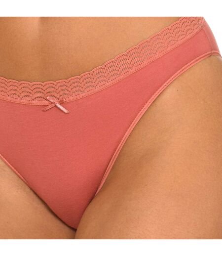 Pack-2 Eco-Dim panties with matching interior lining D09AJ women's sustainable and comfortable design for everyday