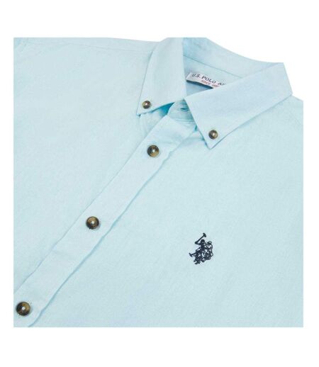 Chemise Manches Longues Homme Bleu Pâle US Polo Assn