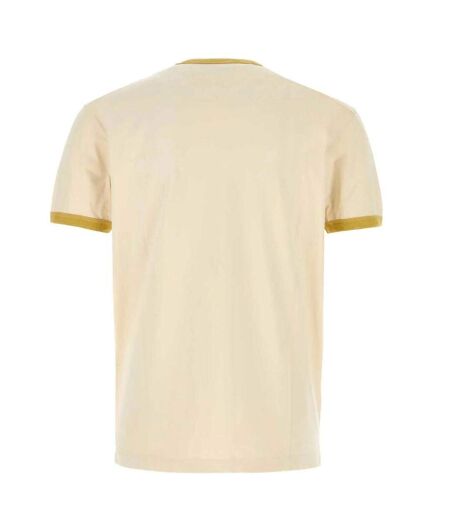 Mens Cana-dude Logo T-shirt Milk White Red DSquared2