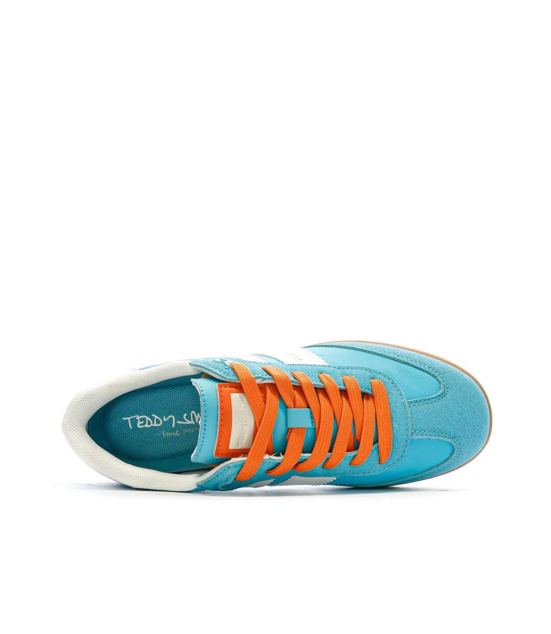 Baskets turquoise femme teddy smith 78812-4