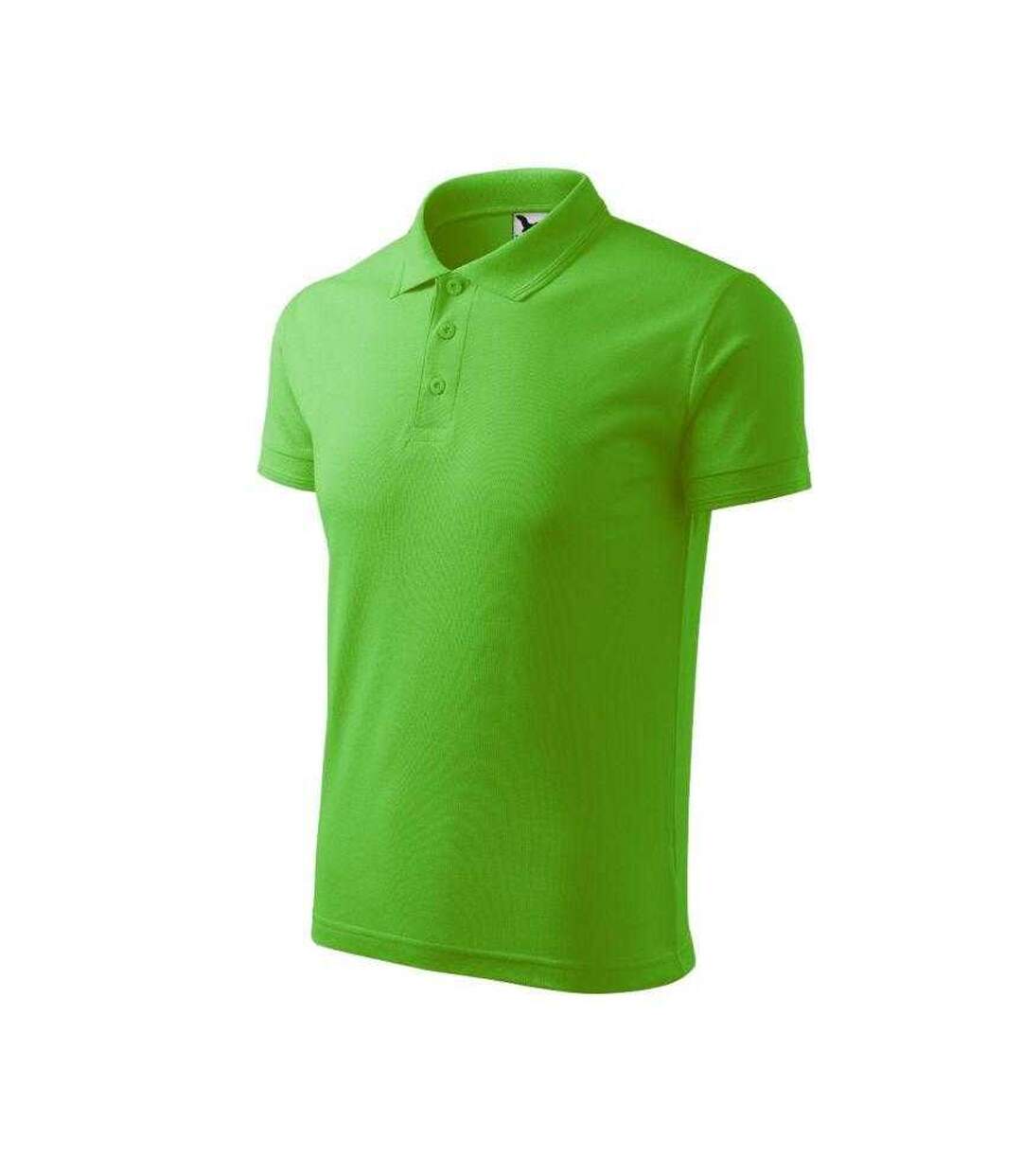 Polo Homme Vert Pomme Malfini-3