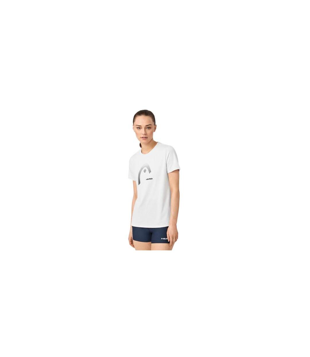 Womens/ladies Lara T-shirt White Head-1