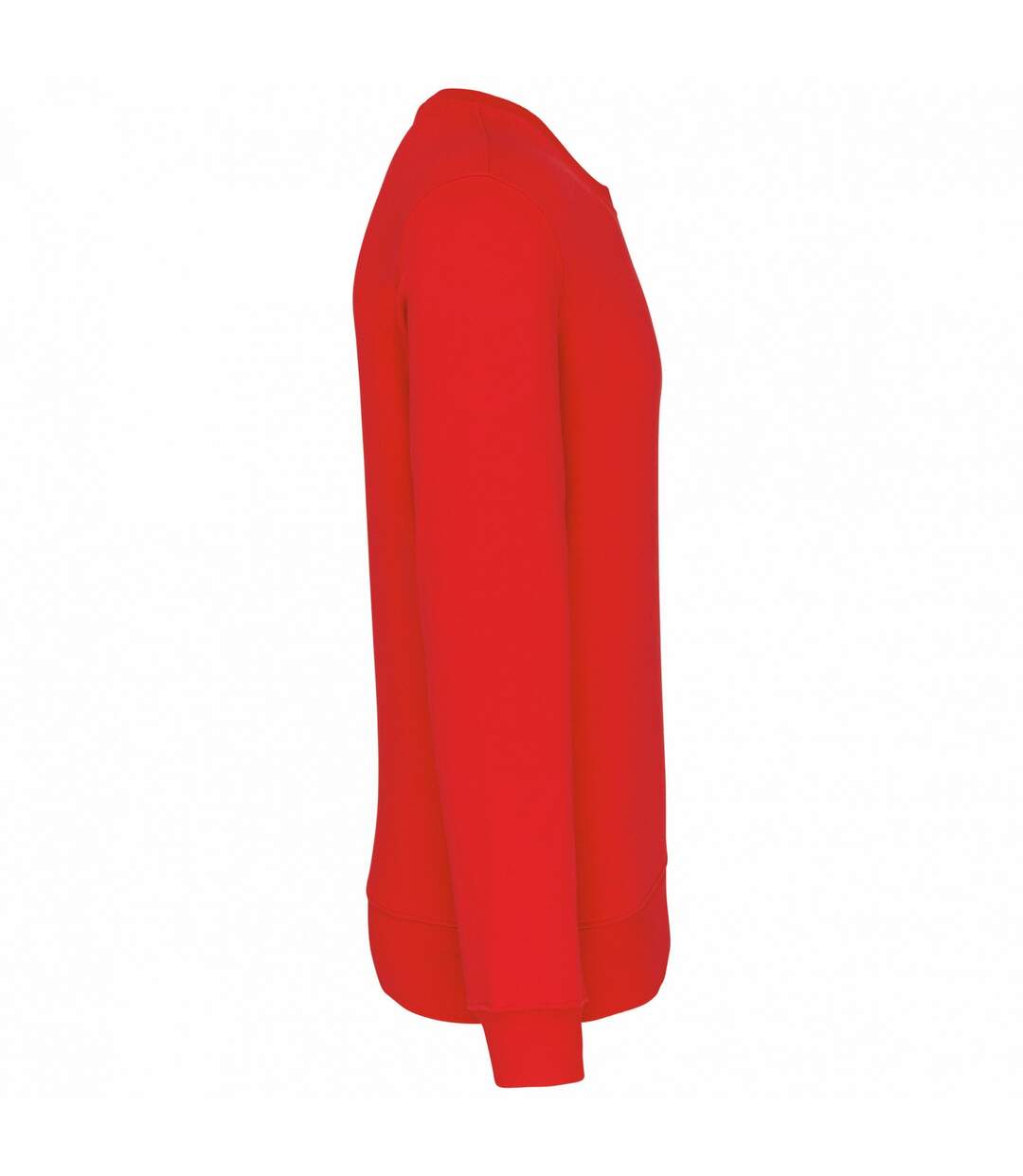 Mens Crew Neck Sweatshirt Red Kariban-3