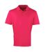 Polo coolchecker homme rose vif Premier