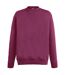 Fruit Of The Loom Mens Lightweight Set-In Sweatshirt (Burgundy) - UTRW4499