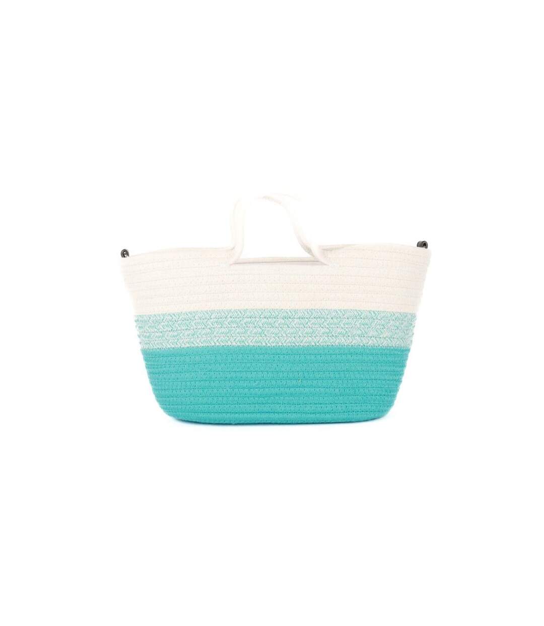 Les Tropeziennes par M.Belarbi - Panier porté main Danatil - turquoise - 10348-1