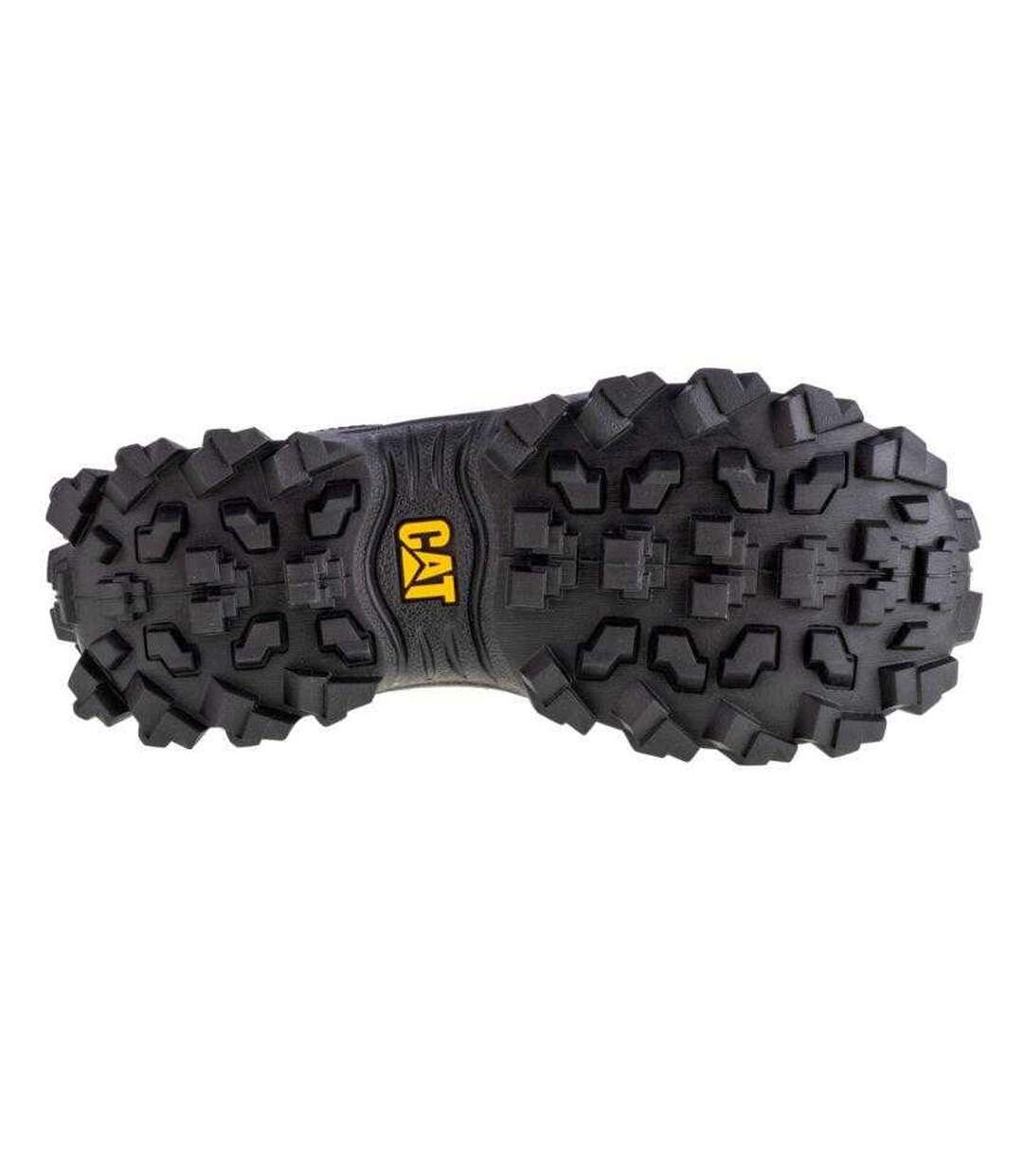 Mens Intruder Leather Chunky Sole Trainers Black Caterpillar-4