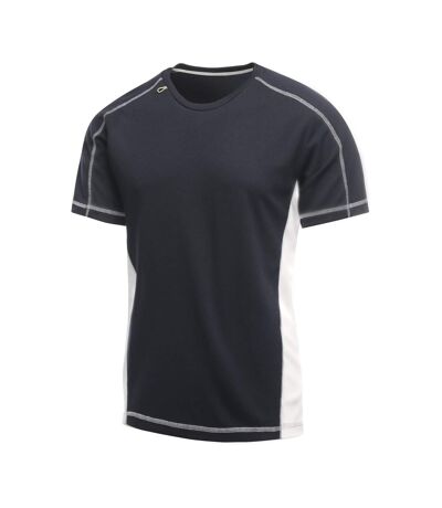 Regatta - T-shirt de sport BEIJING - Homme (Bleu marine / blanc) - UTRG2489