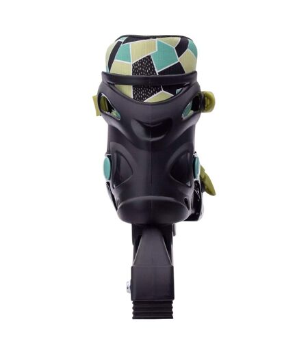 Patins À Roulettes Alignées Dirion Enfant 34,5-34,5-38-38 Fr Noir Vert Clair Vert Clair Martes Essential