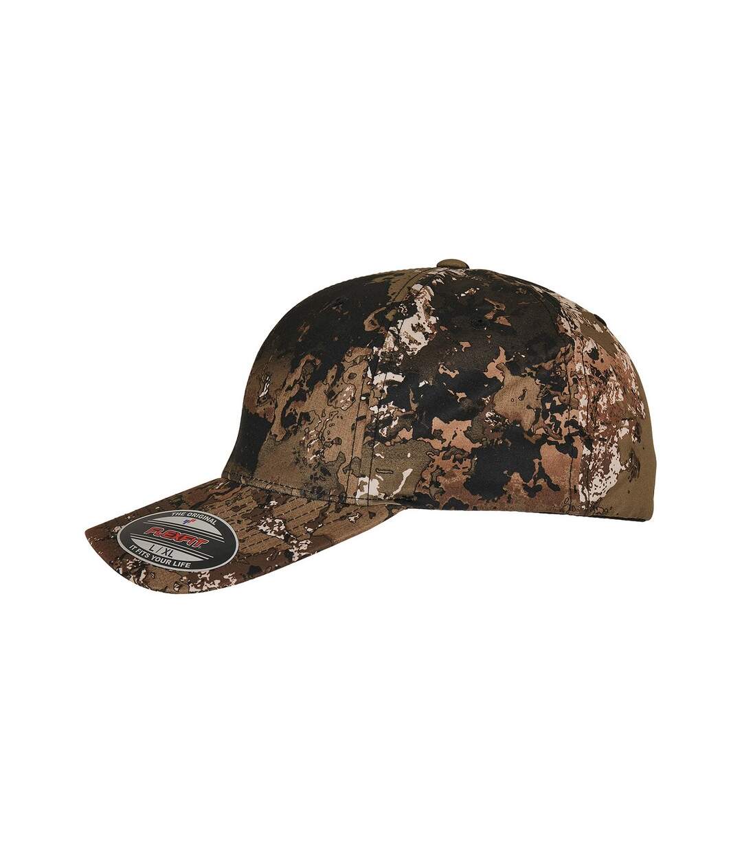 Casquette de baseball veil adulte marron Flexfit-4