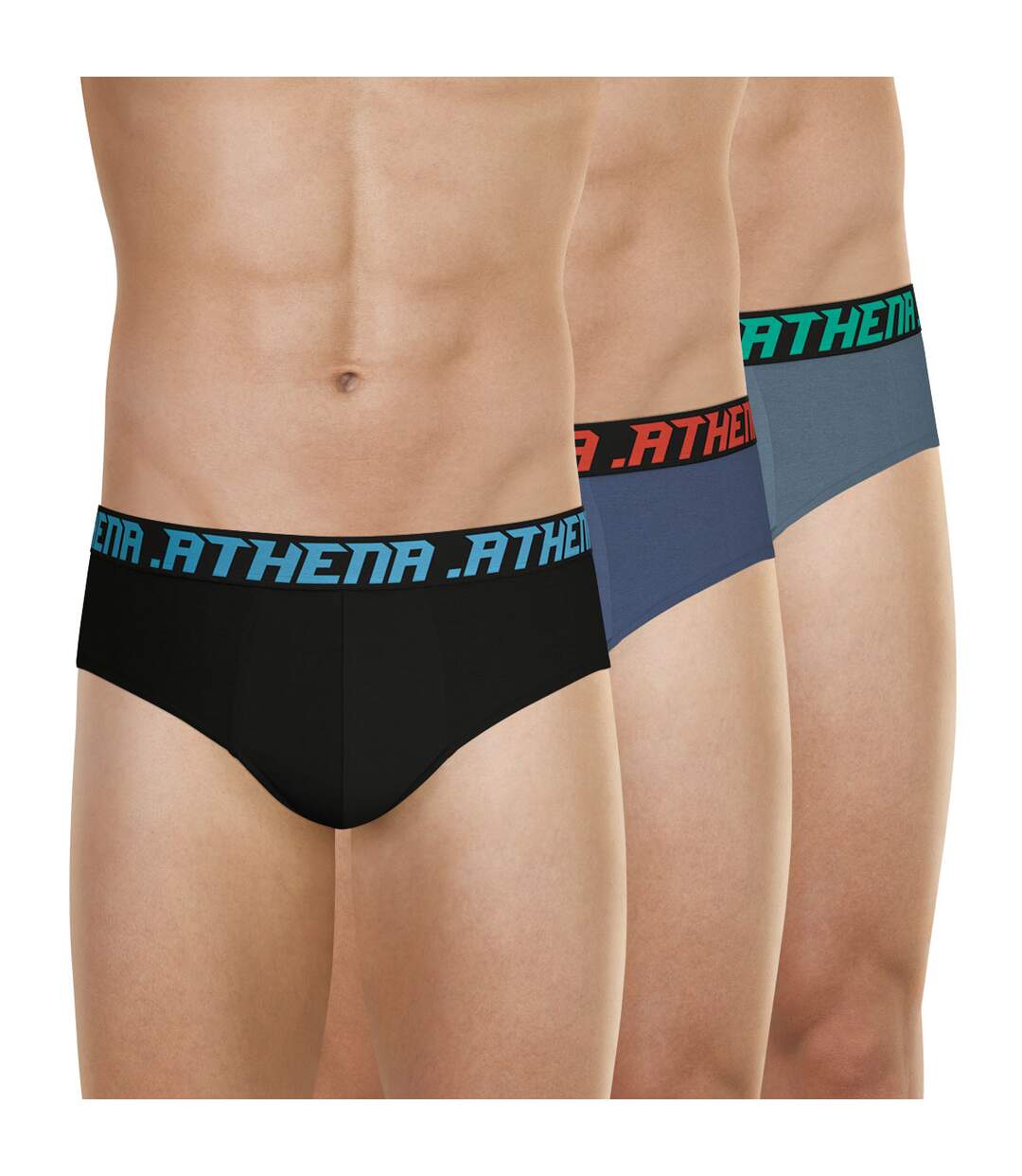 Lot de 3 slips homme Trio Essentiel Athena-2