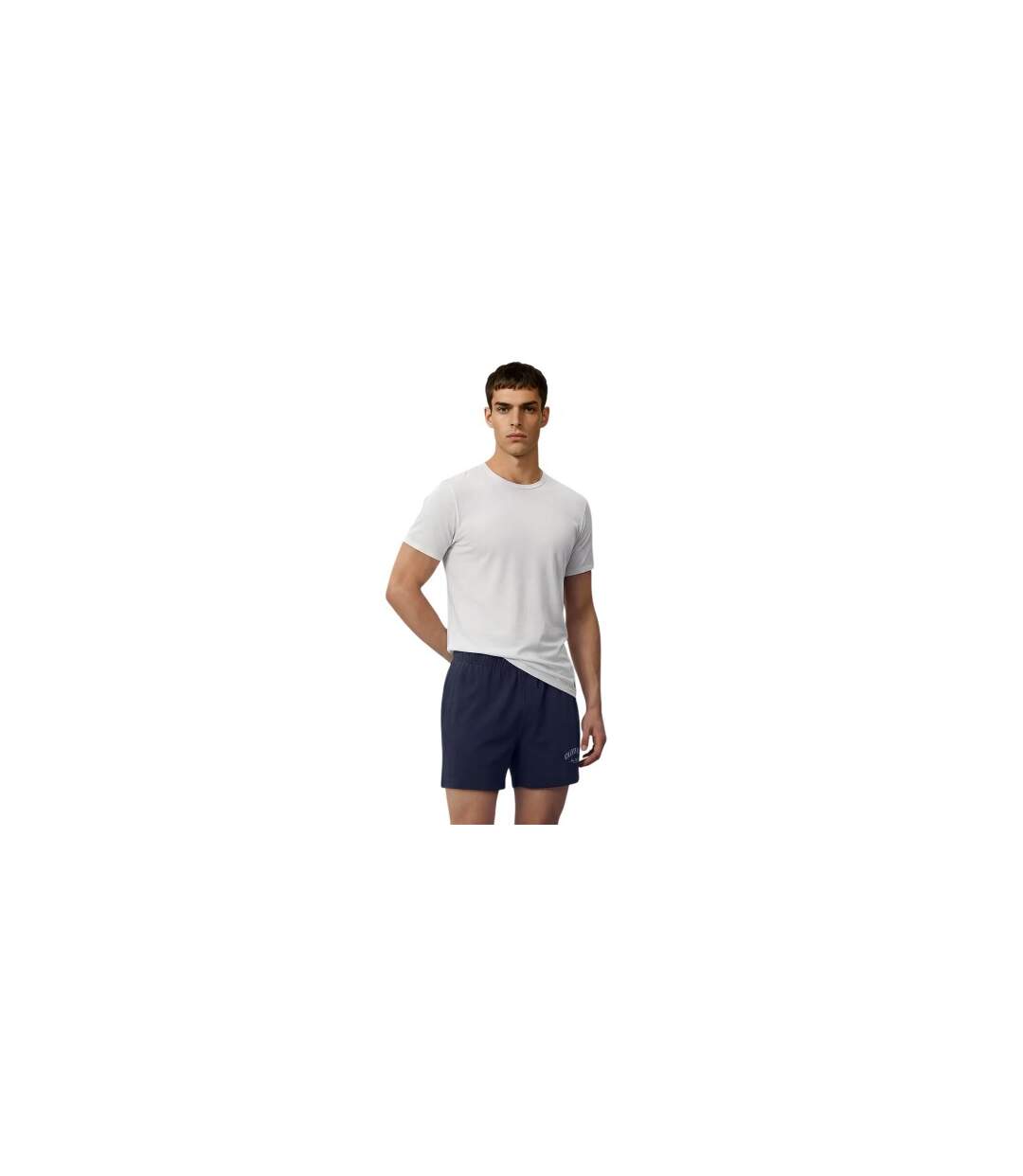 Short Motif/style Universitaire New York Homme Bleu Foncé Calvin Klein-1