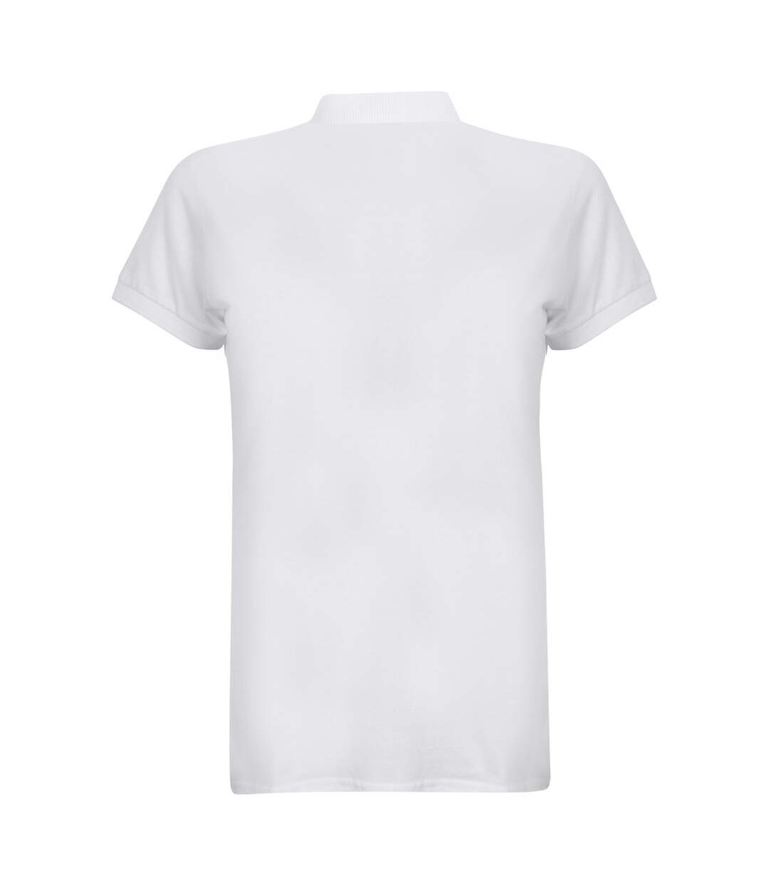 Polo uni femme blanc Henbury-2