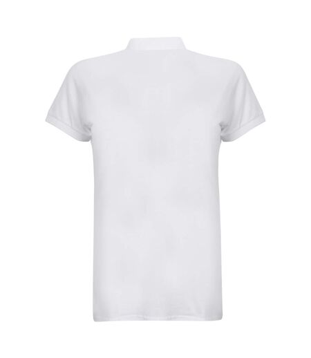 Polo uni femme blanc Henbury